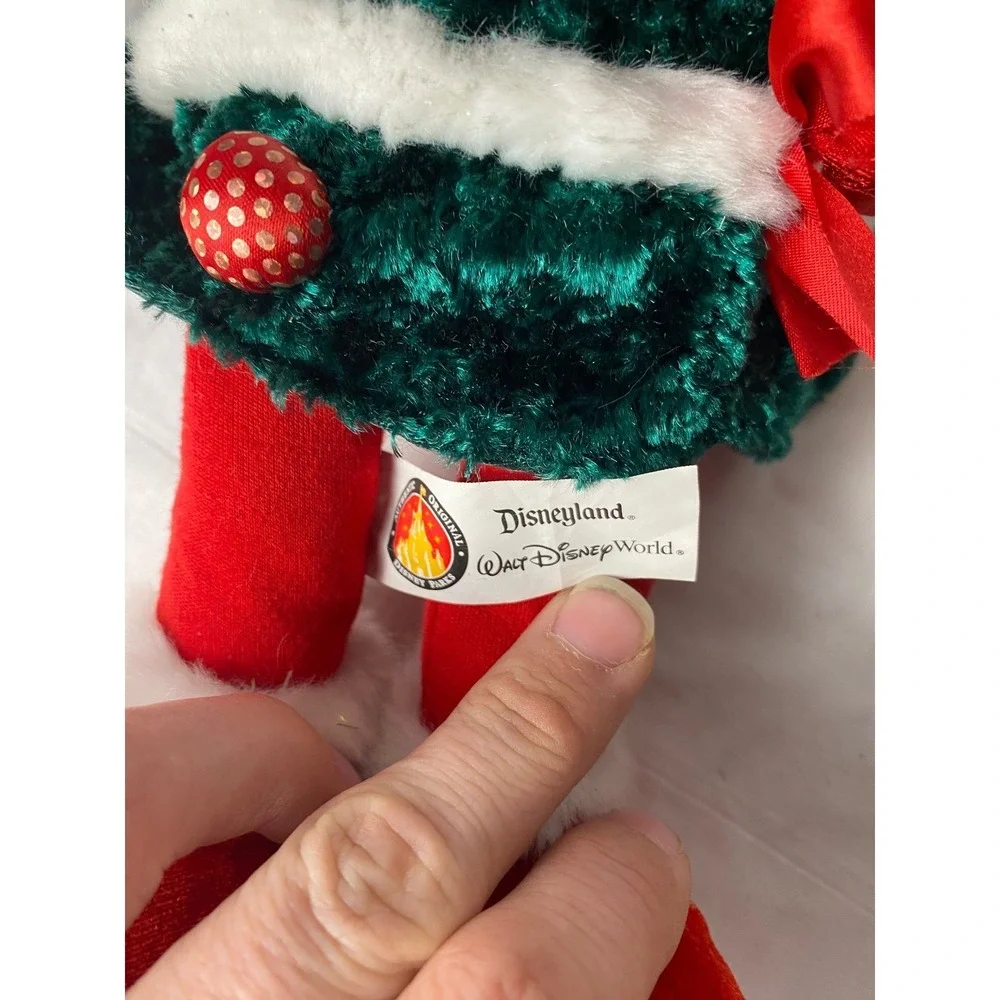 Disney 2010 Festive Goofy Plush Christmas Tree‎ Santa Hat Disneyland